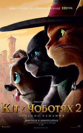 Кіт у чоботях 2: Останнє бажання